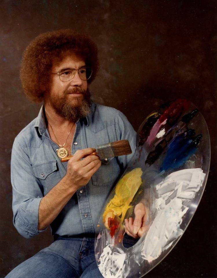 Promotional+photo+for+Bob+Ross%26%238217%3Bs+first+season%2C+January%2C+1983.