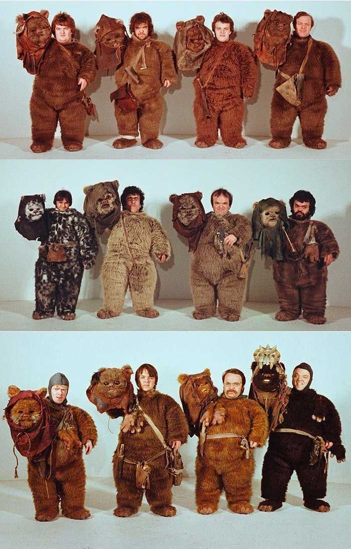 The+cast+who+played+Ewoks