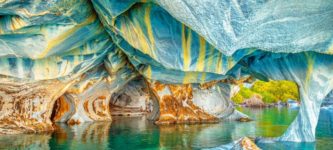 Marble+caves+in+Chile.