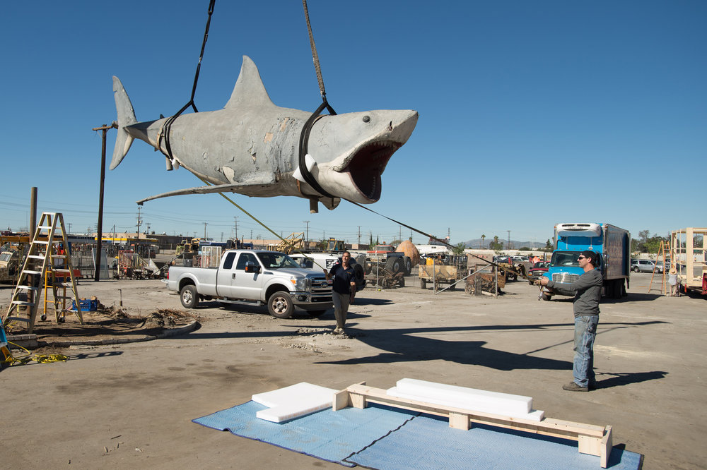 After+spending+more+than+25+years+in+a+junkyard%2C+the+last+remaining+shark+from+%26%238216%3BJaws%26%238217%3B+was+moved+into+a+museum.