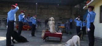 Nepal+Police+worshiping+doge+for+their+Loyalty