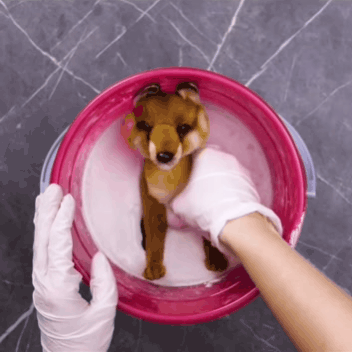 Slowly+drown+cute+plushies+in+plaster+for+garden+ornaments%21