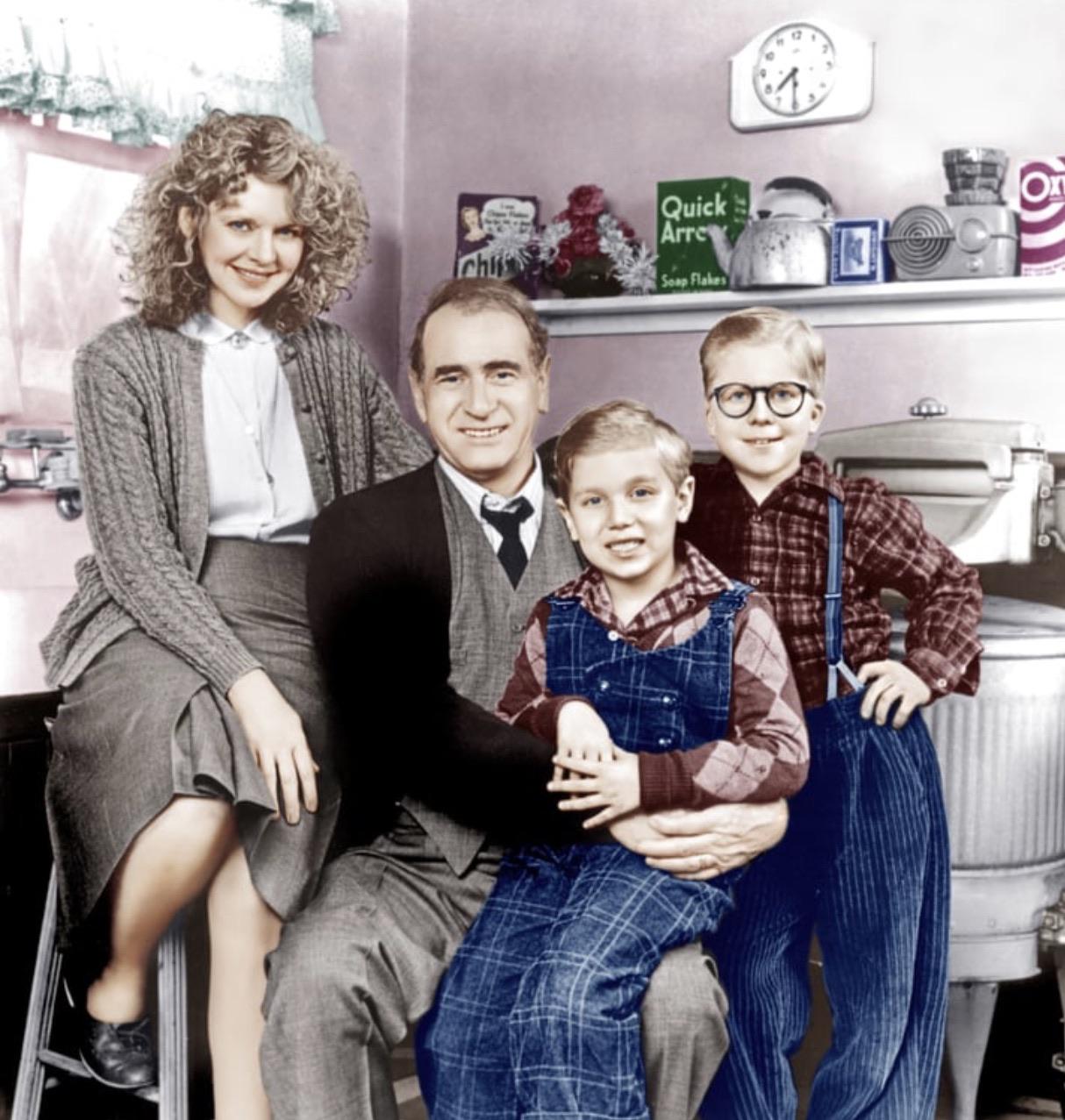The+first+family+of+Christmas%2C+circa+1941