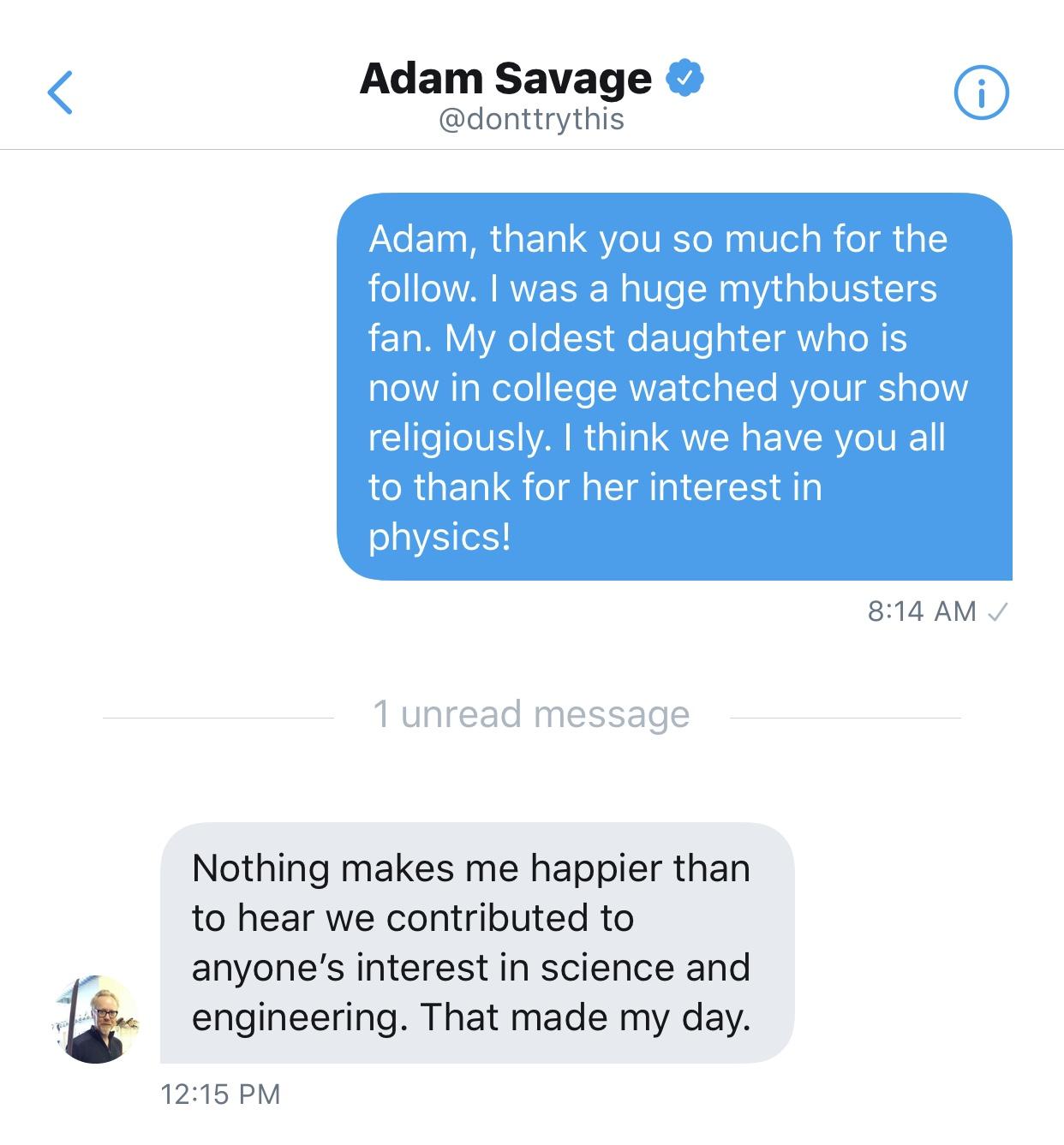 Adam+Savage+followed+your+mom+on+Twitter