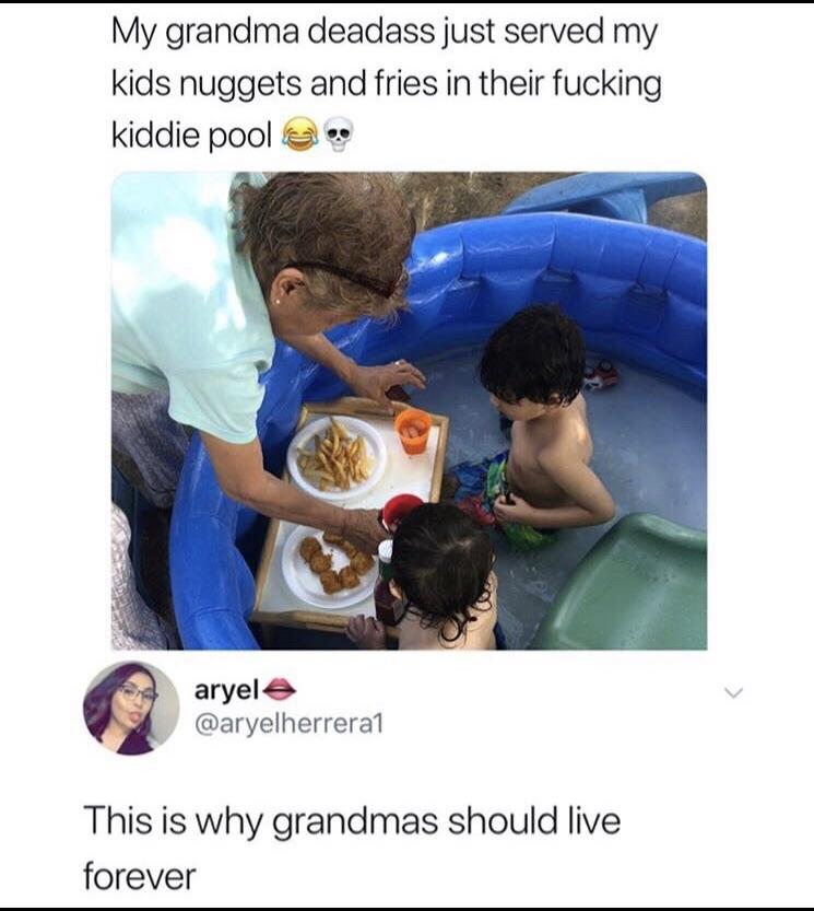The+grandma+is+good.