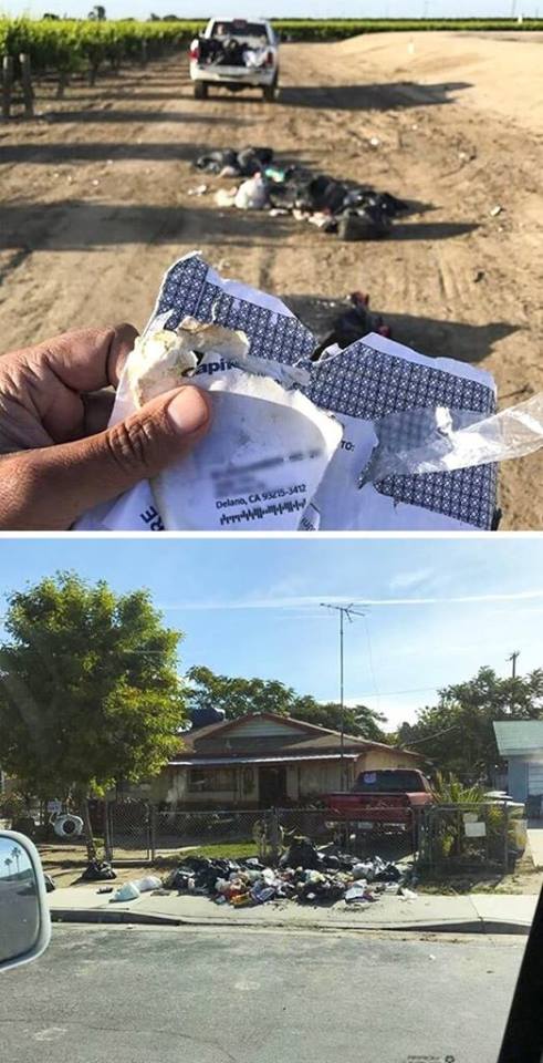 He+returned+to+him+his+trash+that+he+threw+in+the+road+after+he+found+his+address