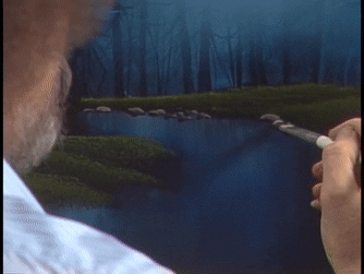 Look+how+easy+it+is+for+him+to+paint+the+rocks