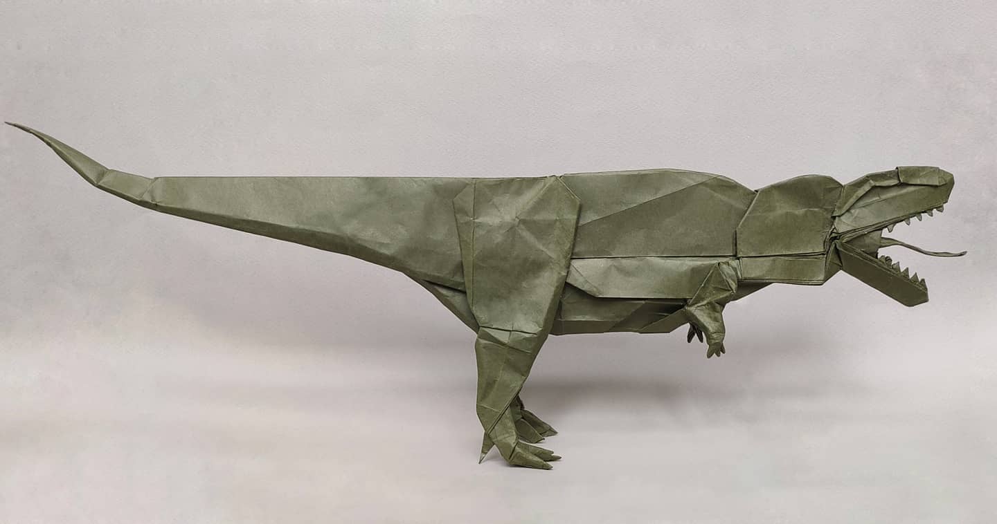 This+origami+T.+rex