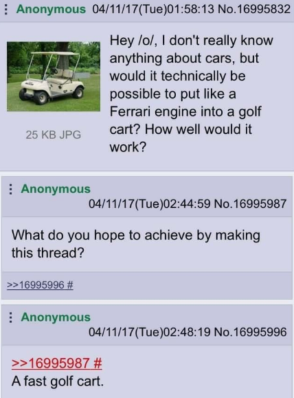 a+fast+golf+cart