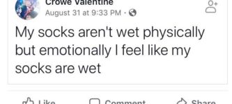 emotionally+wet+sock