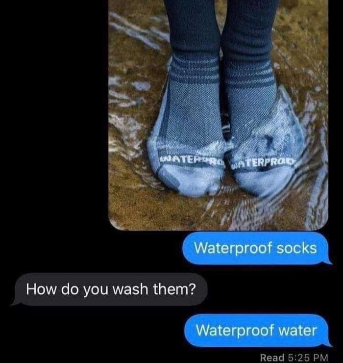 waterproof+water