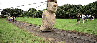 Researchers+have+used+Easter+Island+Moai+replicas+to+show+how+they+might+have+been+%26%238216%3Bwalked%26%238217%3B+to+where+they+are+displayed.