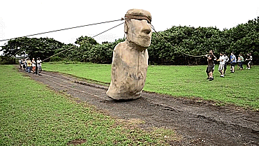 Researchers+have+used+Easter+Island+Moai+replicas+to+show+how+they+might+have+been+%26%238216%3Bwalked%26%238217%3B+to+where+they+are+displayed.