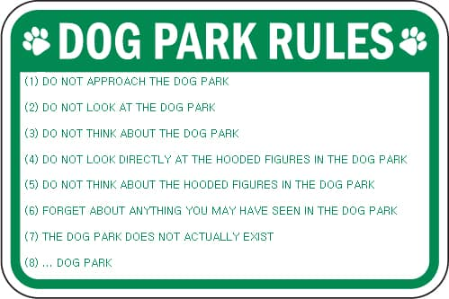 there+is+no+dog+park