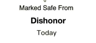 safe+from+dishonor