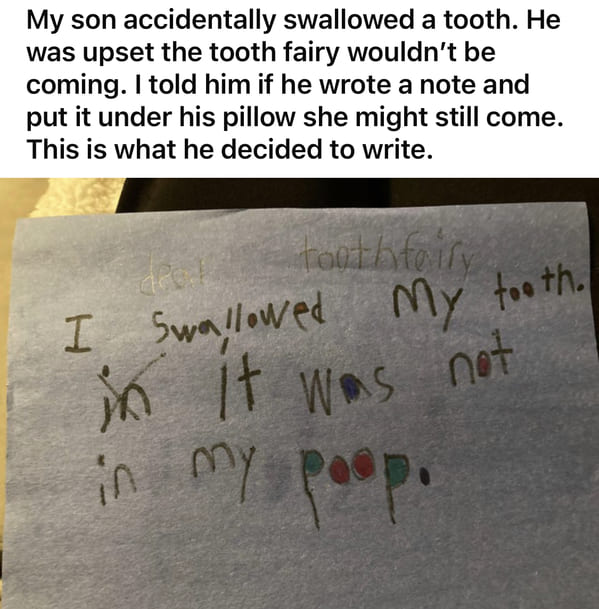 swallowed+my+tooth