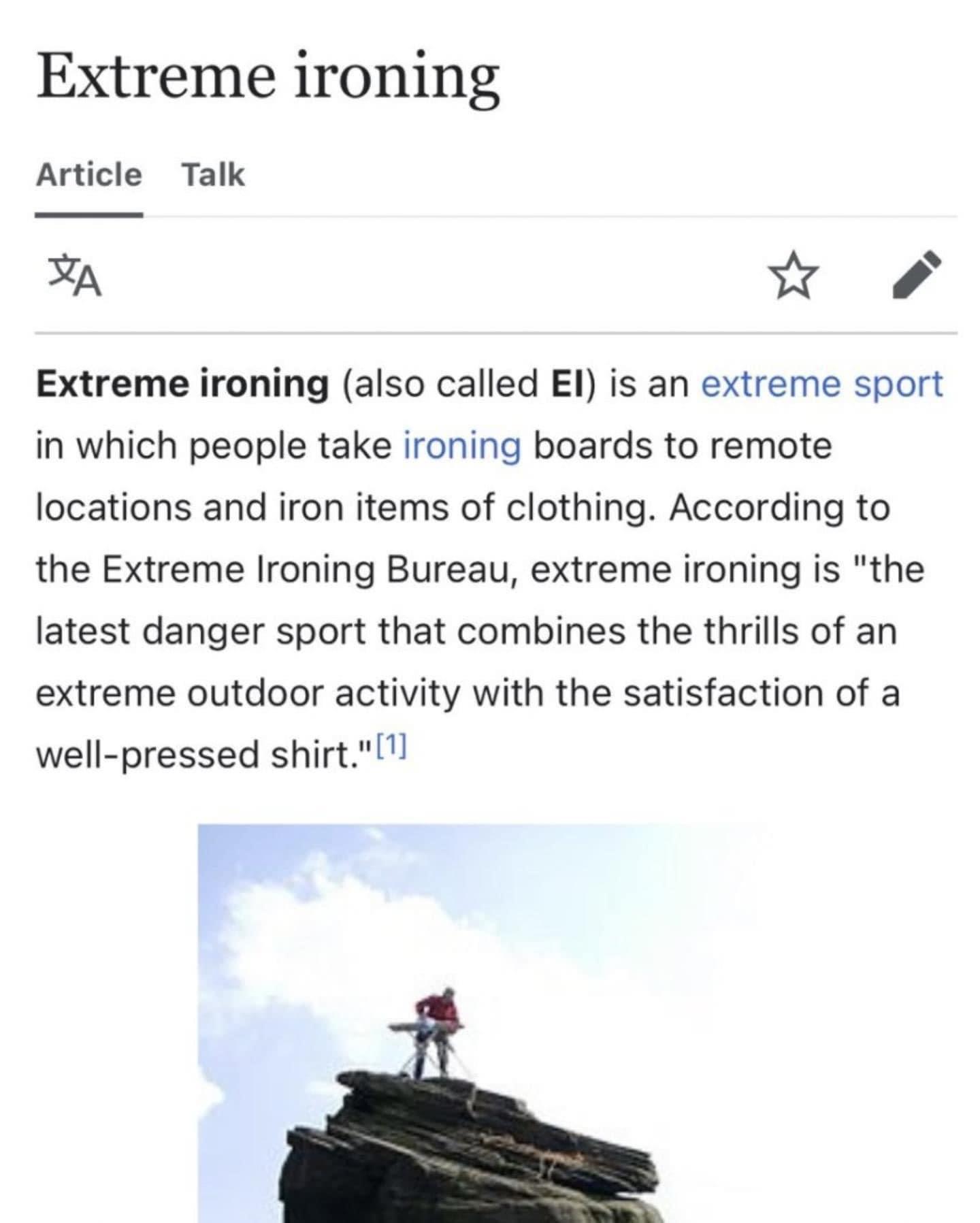 extreme+ironing