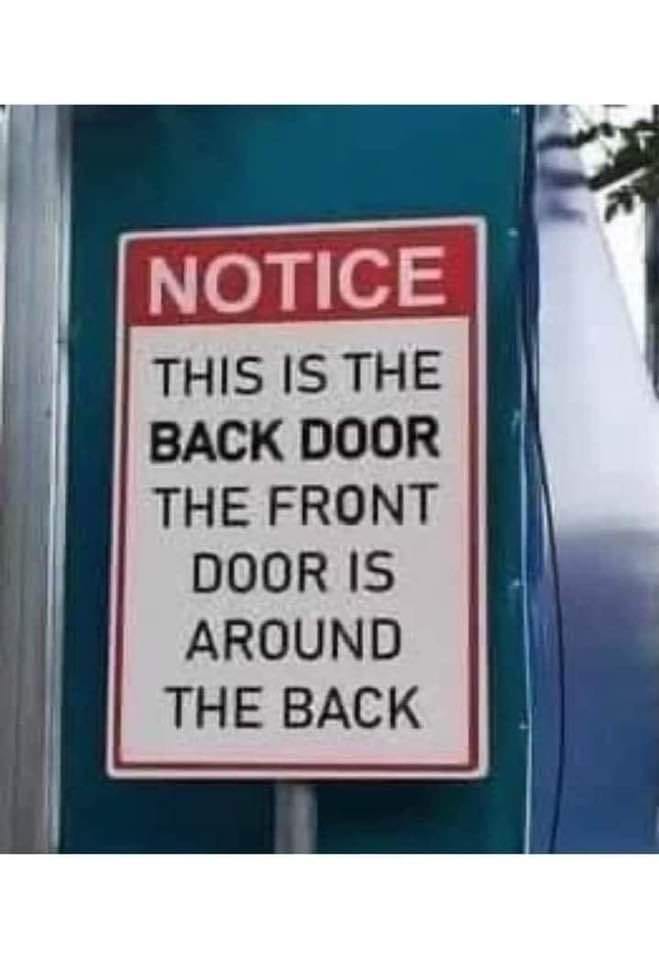 the+front+door+is+around+the+back