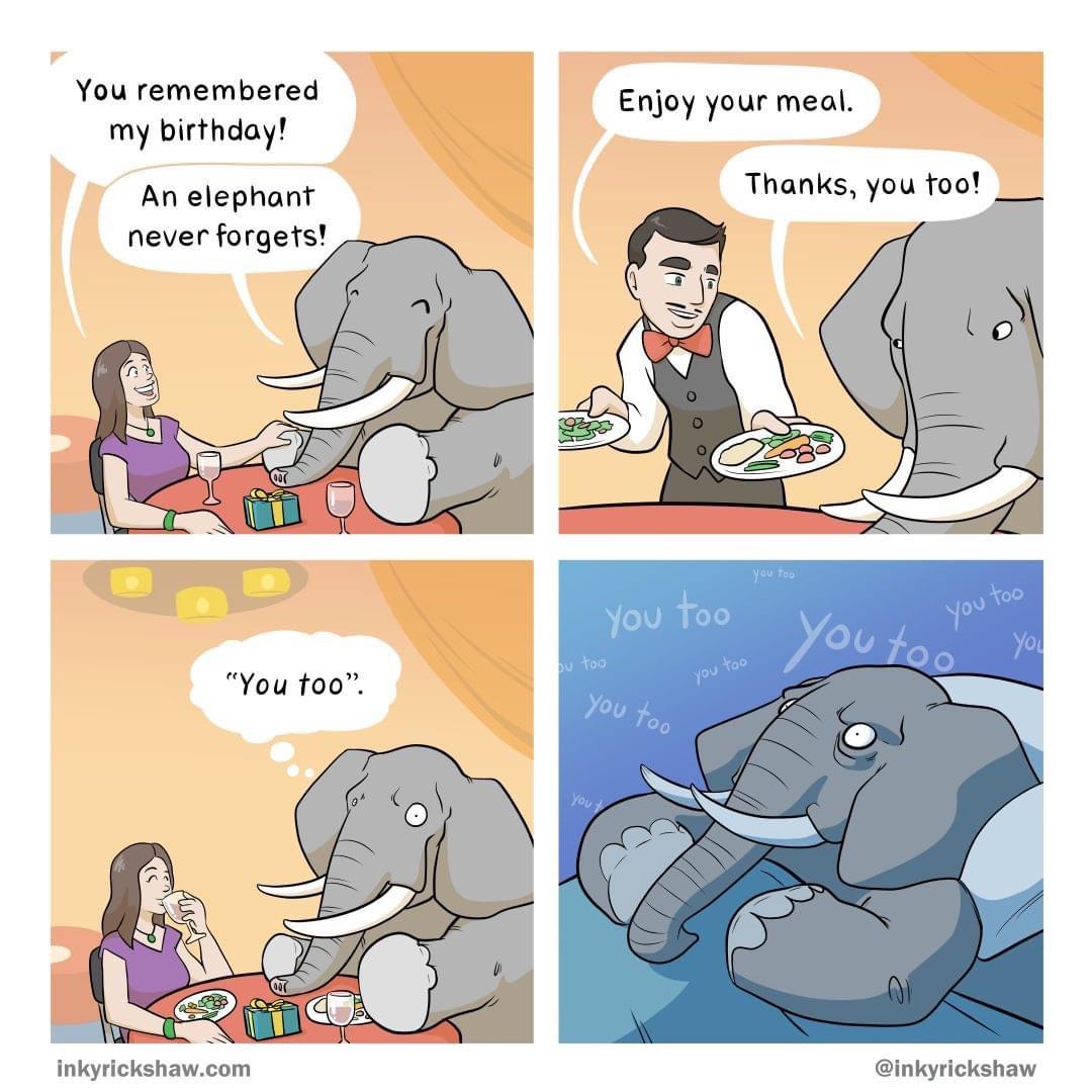 an+elephant+never+forgets