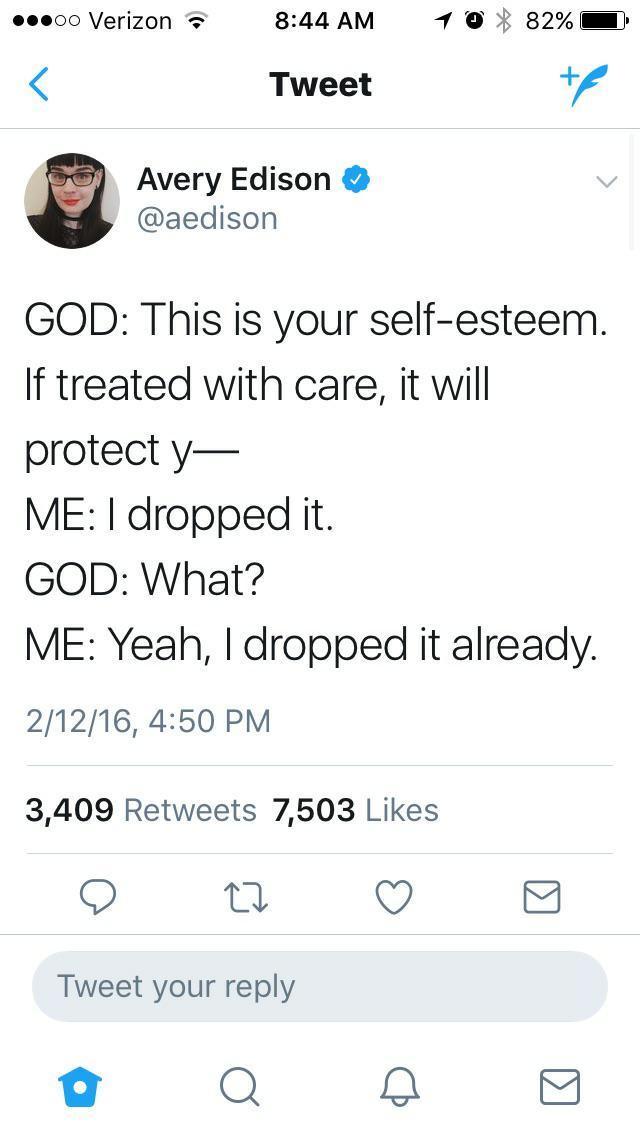 dropped+self+esteem+meme