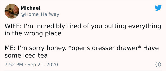 everyone+knows+iced+tea+goes+in+the+dresser