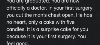 surprise+first+surgery+cake