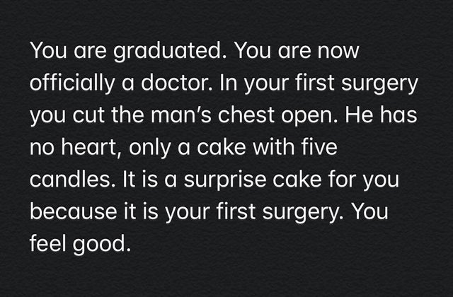 surprise+first+surgery+cake