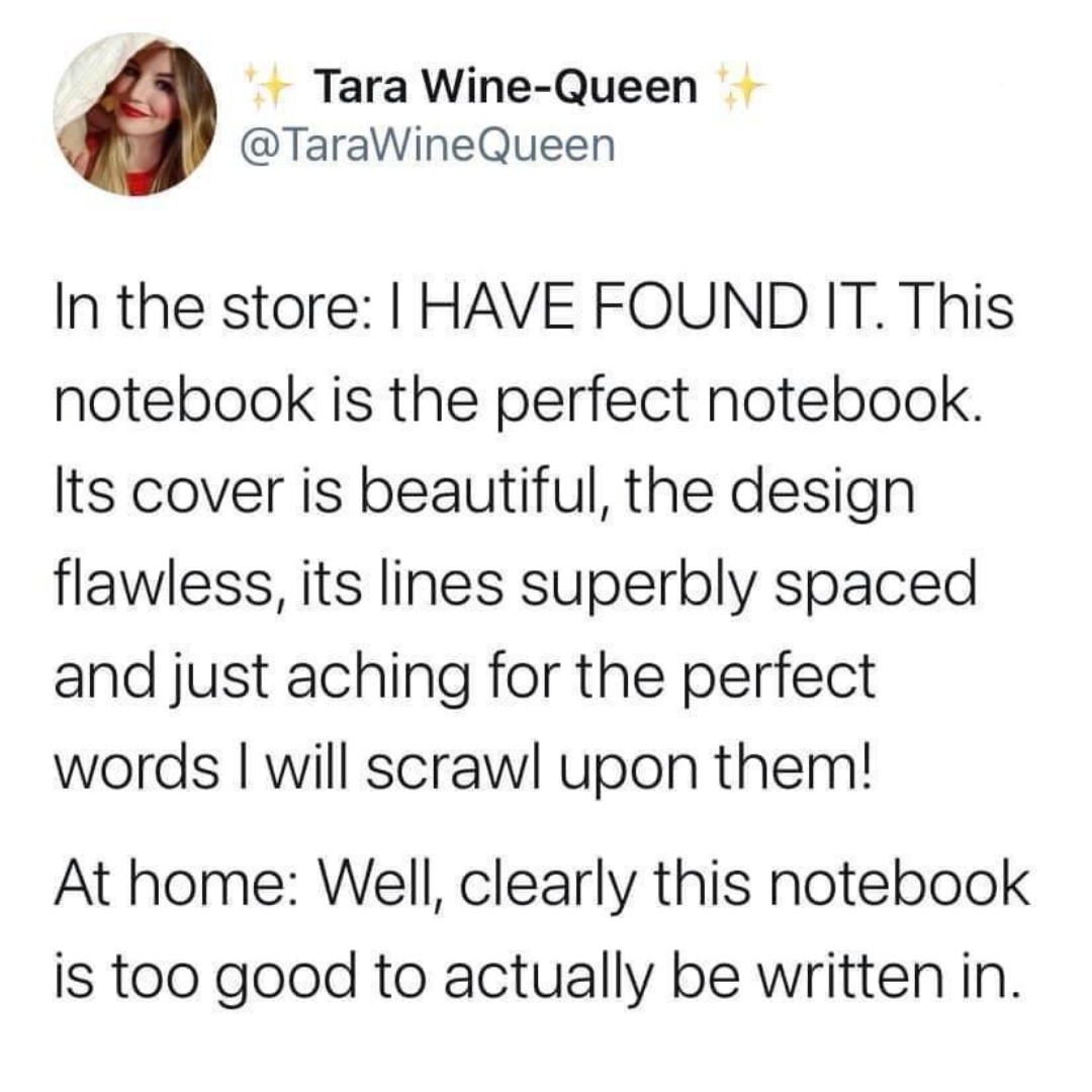 you+never+write+in+the+perfect+notebook