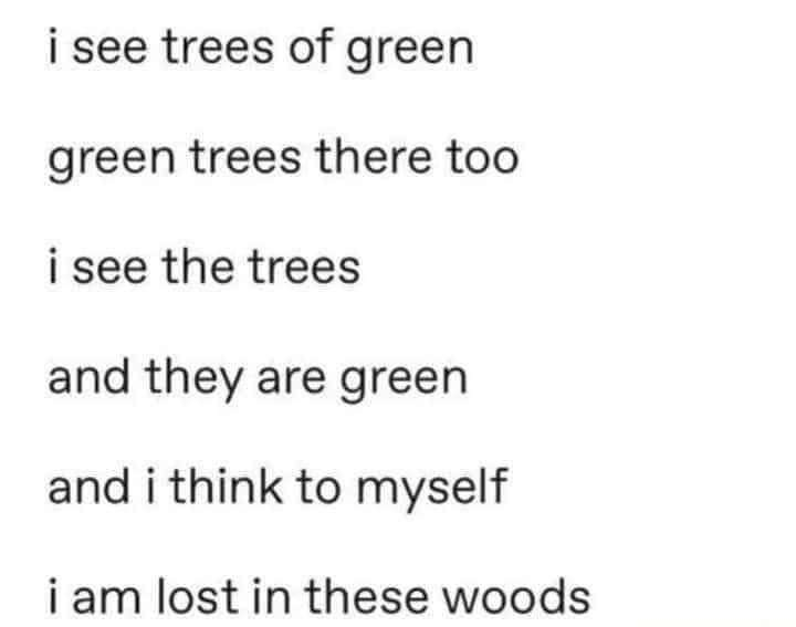 i+am+lost+in+these+woods