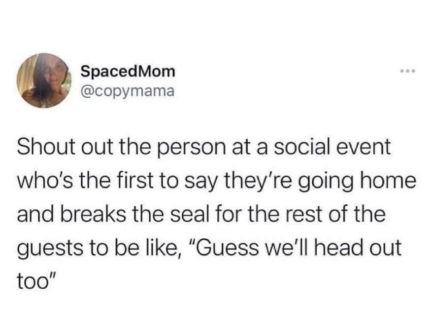 the+first+person+to+leave+is+the+real+hero