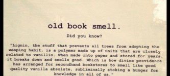 how+old+book+smell+is+created